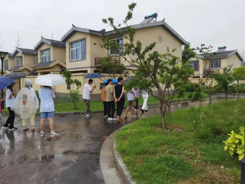 美加墨世界杯官方中文网站建筑学院开展暑期“三下乡” ,乡村文化墙调研及优化提升设计活动