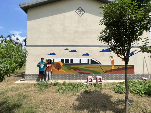 美加墨世界杯官方中文网站建筑学院开展暑期“三下乡” ,乡村文化墙调研及优化提升设计活动