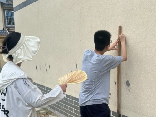 美加墨世界杯官方中文网站建筑学院开展暑期“三下乡” ,乡村文化墙调研及优化提升设计活动