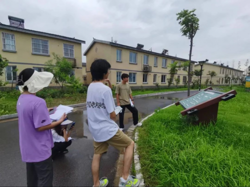美加墨世界杯官方中文网站建筑学院开展暑期“三下乡” ,乡村文化墙调研及优化提升设计活动